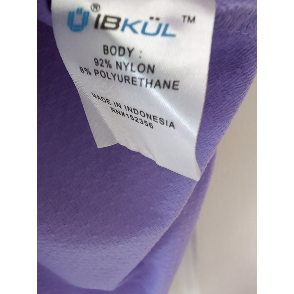 IBKUL Purple Polo Shirt Active Golf UPF 50 Mens L Sports Klinger Lake (1224) - Picture 5 of 7